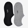 Combo 2 Vớ Lười Biti's Nam Màu Xám ASMG00100XAM