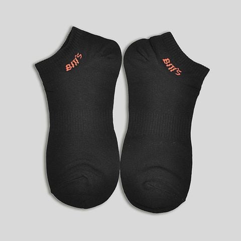  Combo 2 Đôi Vớ Cổ Thấp Biti's Màu Đen Full & Trắng ASUG00010DEF 