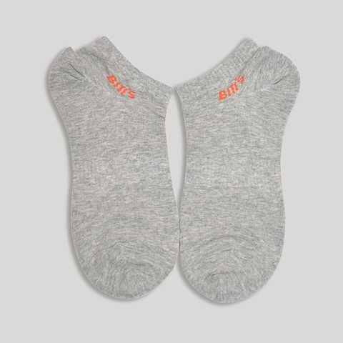  Combo 2 Đôi Vớ Cổ Thấp Biti's Màu Xám Đậm & Đen ASUG00010XAD 