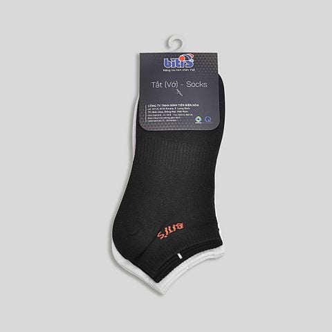  Combo 2 Đôi Vớ Lười Biti's Màu Đen và Trắng ASUG00020DEF 