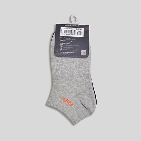  Combo 2 Đôi Vớ Lười Biti's Màu Xám và Đen ASUG00020XAD 