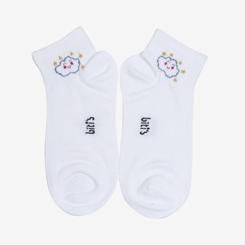Combo 2 Đôi Vớ Biti's Nữ Màu Trắng ASWG00070TRG