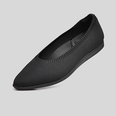  Giày Búp Bê Biti's Nữ Màu Đen Full BBW002700DEF 