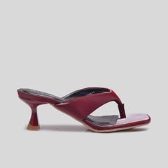  Dép Cao Gót Biti’s Nữ Màu Đỏ Đậm BFW005488DOD 