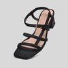 Giày Sandal Cao Gót Biti's Nữ Màu Đen BFW005688DEN