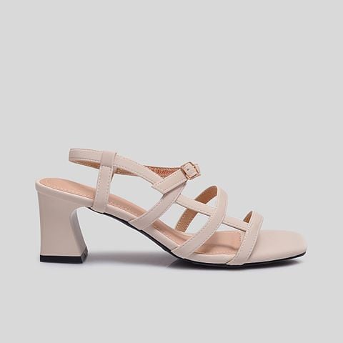  Giày Sandal Cao Gót Biti's Nữ Màu Kem BFW005688KEM 