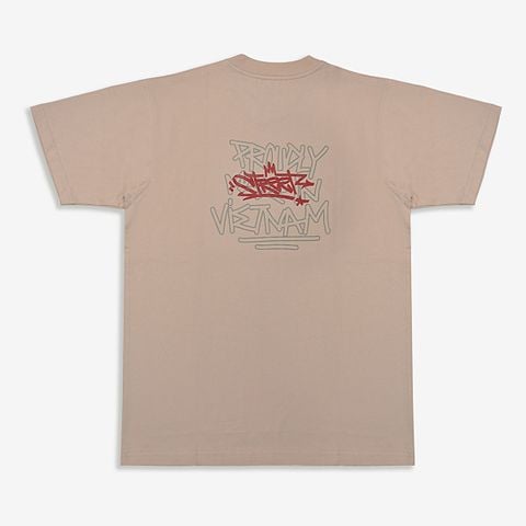  Áo Thun Biti's Hunter Unisex Màu Kem BOU001700KEM 