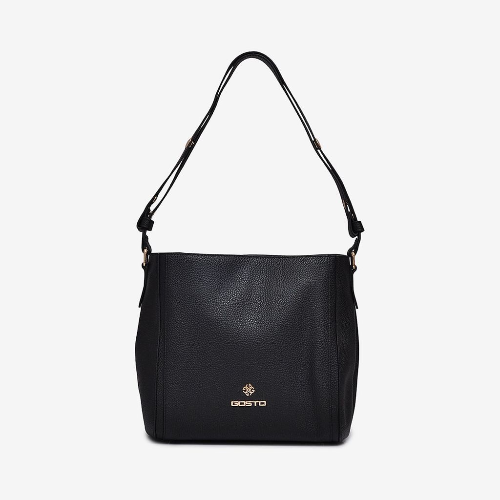  Túi Xách Gosto Da Thật Nữ Màu Đen GBSW00300DEN 