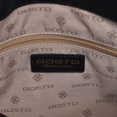  Túi Xách Gosto Da Thật Nữ Màu Đen GBSW00300DEN 