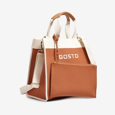  Túi Xách Gosto Nữ Màu Đen GBSW01000NAU 