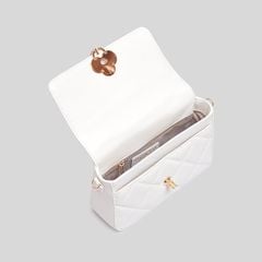  Túi Xách Gosto Grace G Da Thật Nữ Màu Trắng GBSW01100TRG 