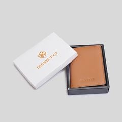  Ví Gosto Da Thật Nam Màu Nâu GBWM00200NAU 