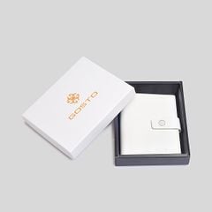  Ví Gosto Da Thật Nữ Màu Trắng GBWW00300TRG 