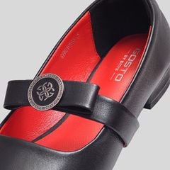  Giày Búp Bê Gosto Da Thật Nữ Màu Đen GFW019588DEN 