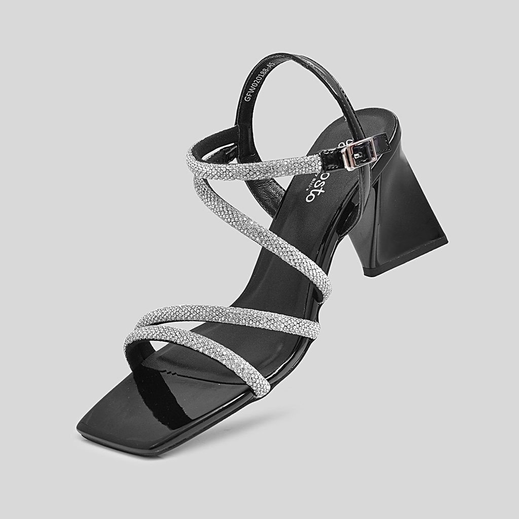  Sandal Thời Trang Gosto Nữ Màu Đen GFW020188DEN 