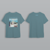 Kiey Unisex Teal Ocean T-Shirt BOU000900