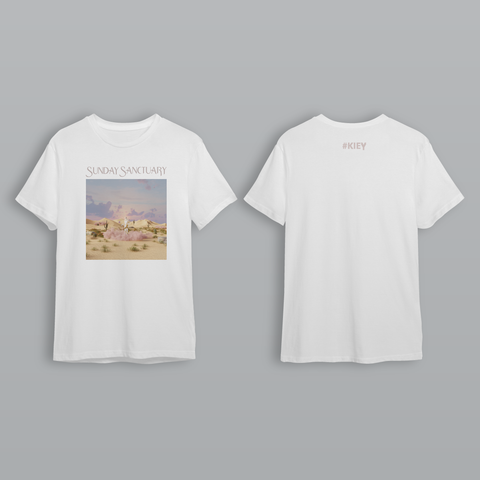  Áo Thun Kiey Unisex White Desert T-Shirt BOU001200TRG 