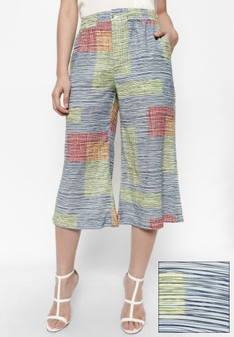  Quần Culottes In Họa Tiết 3876 