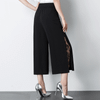 Quần Culottes Trơn Xẻ Vạt 4708