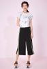 Quần Tây Ống Rộng Culottes Kẻ Viền 5037