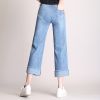 Quần Ống Rộng Culottes Jean Mềm Lưng Cao 5273