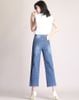 Quần Ống Rộng Culottes Jean Mềm Lưng Cao 5277