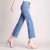 Quần Ống Rộng Culottes Jean Mềm Lưng Cao 5278