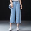 Quần Ống Rộng Culottes Jean Mềm 5282