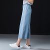 Quần Ống Rộng Culottes Jean Mềm 5282