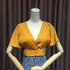 Áo Crop-Top Trơn Cổ Sâu 5311