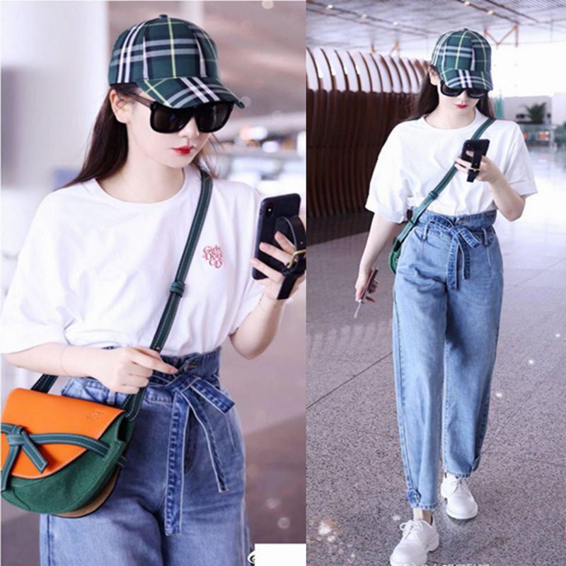 Quần Baggy Jean Lưng Cao 5334