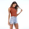 Áo Crop-Top Sát Nách Kẻ Sọc 5353