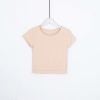 Áo T-Shirt Crop-Top Trơn Ôm Body 5407