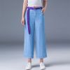 Quần Ống Rộng Culottes Jean Mềm 5501