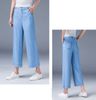 Quần Ống Rộng Culottes Jean Mềm 5501