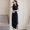 Đầm Chiết Eo Vạt Lệch 5542