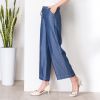 Quần Ống Rộng Culottes Jean Mềm 5552