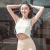 Áo Hoodie Crop-Top Thể Thao 5775