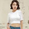 Áo Thun Crop-Top Trơn Thể Thao 5782