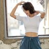 Áo Thun Crop-Top Trơn Thể Thao 5782