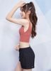 Áo Thun Crop-Top Trơn Thể Thao 5788