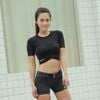 Áo Crop-Top Trơn Thể Thao 5790