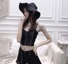 Áo 2 Dây Croptop Xếp Ly 5840