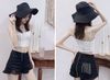 Áo 2 Dây Croptop Xếp Ly 5840