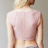 Áo Crop-Top Trơn Thể Thao 5866