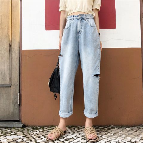  Quần Baggy Jean Rách 5904 