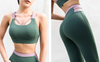 Set Áo Bra Thể Thao & Quần Legging Trơn 5962