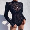 Áo Bodysuit Hoạ Tiết Da Báo 5984