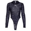 Áo Bodysuit Hoạ Tiết Da Beo 5985