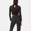Áo Bodysuit Hoạ Tiết Da Beo 5985